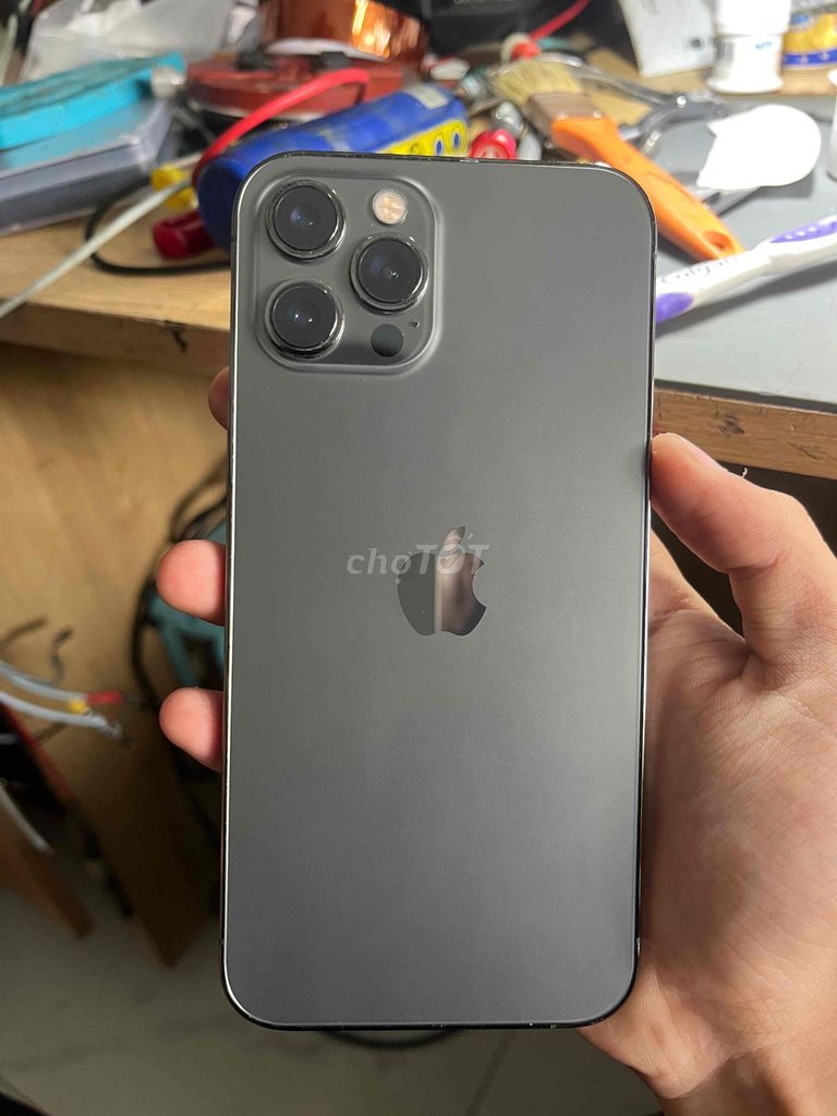 Apple iPhone 12 Pro Max 128GB Xám Đã thay lưng. Mua bán Điện thoại tại Thành phố Cao Lãnh Đồng Tháp được đăng bởi Quốc Bảo hình 1