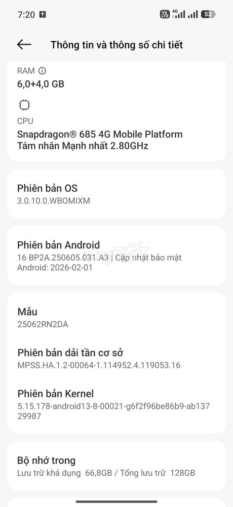 Xiaomi Redmi 15 128GB ghi. Mua bán Điện thoại tại Quận Ba Đình Hà Nội được đăng bởi Le Huy hình 1