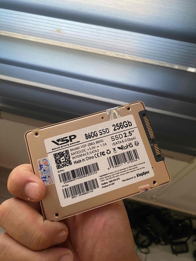 Ổ cứng SSD VSP 256Gb Sk 100% + Có Sẵn Win. Mua bán Linh kiện (RAM, Card...) tại Thành phố Đồng Xoài Bình Phước được đăng bởi fong X   hình 1