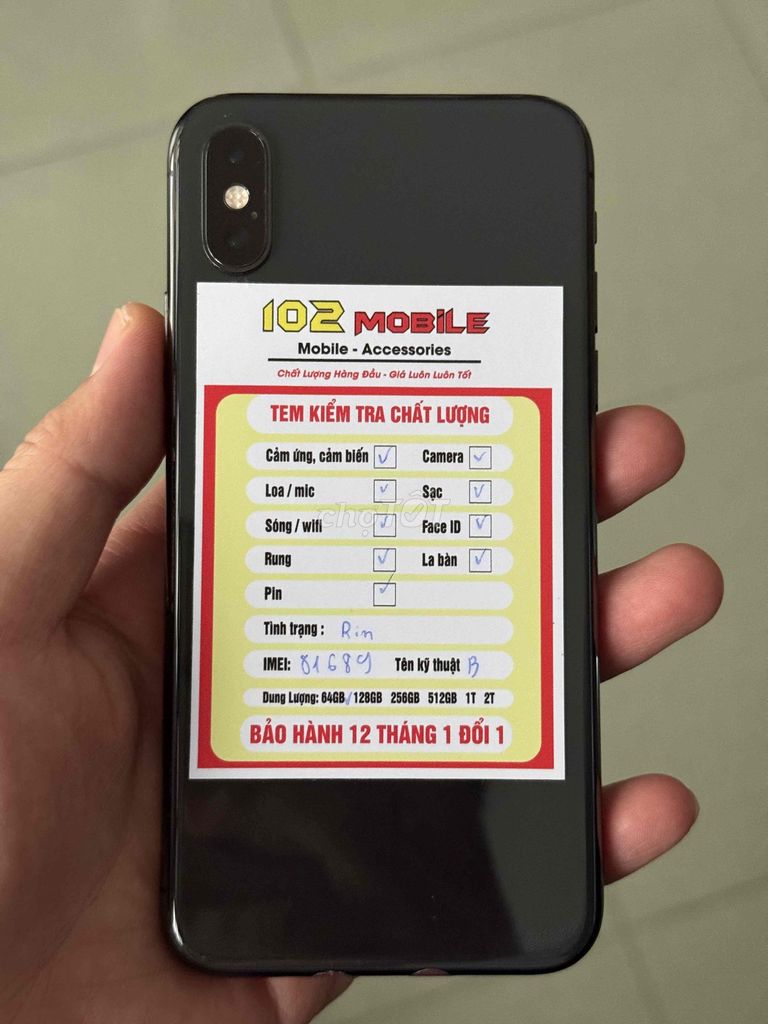 iPhone XS 64GB Đen máy ngoại hình đẹp keng. Mua bán Điện thoại tại Thành phố Buôn Ma Thuột Đắk Lắk được đăng bởi Nguyễn Hoàng hình 1