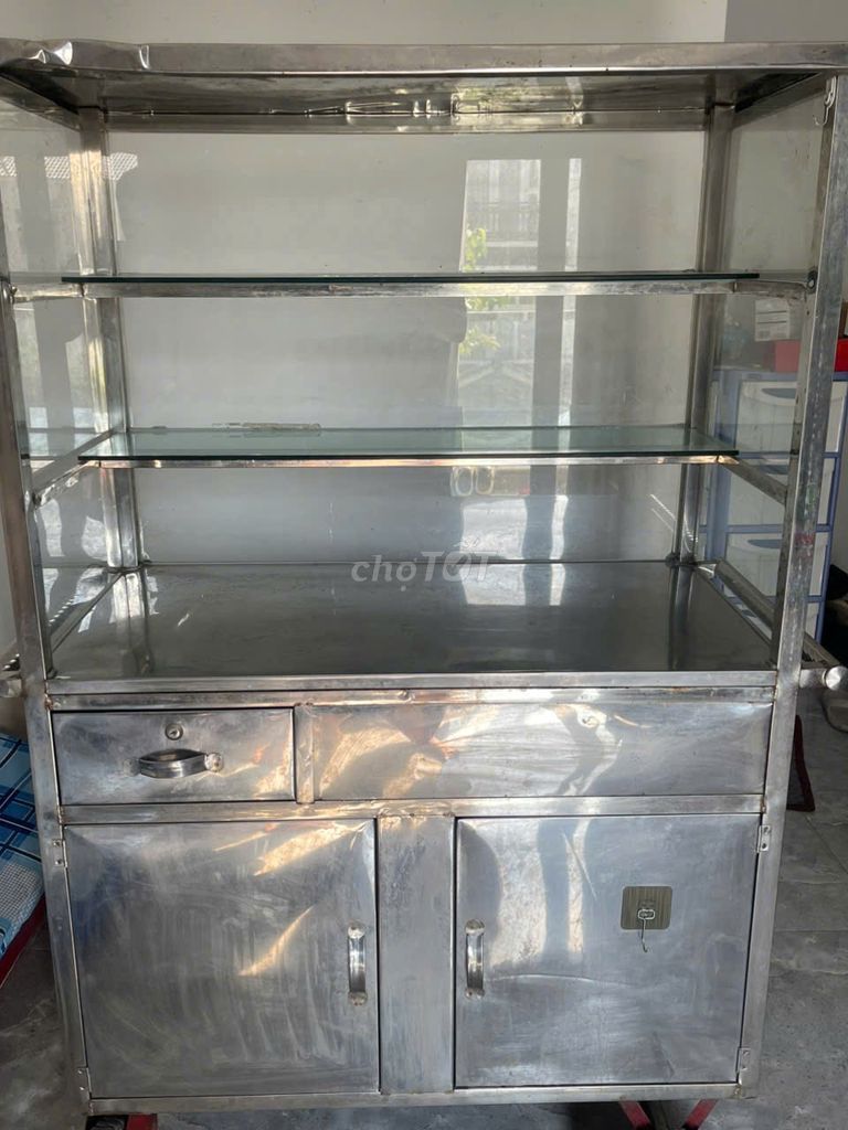 Xe bánh mì Inox Bạc 1m x 1.6m. Mua bán Đồ chuyên dụng, Giống nuôi trồng tại Thành phố Thủ Đức Tp Hồ Chí Minh được đăng bởi Hồ Minh Trí hình 1