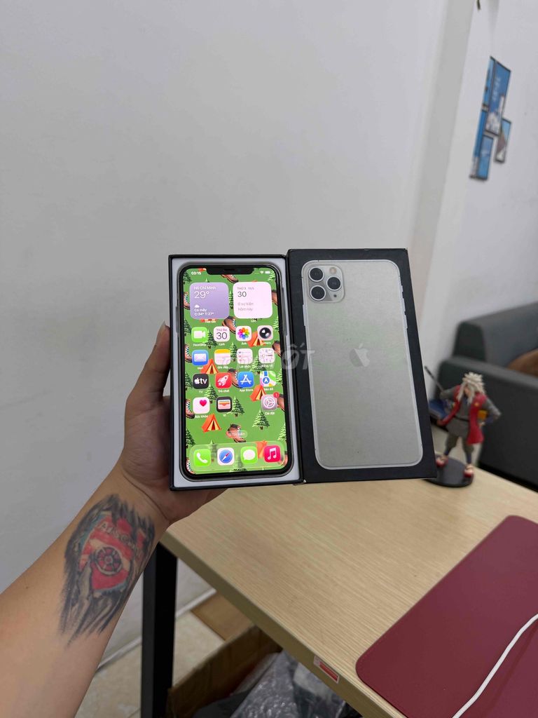 Apple iPhone 11 Pro Max QTE 64GB Zin nguyên bản. Mua bán Điện thoại tại Quận Đống Đa Hà Nội được đăng bởi Trung Kiên Trả Góp Bao Nợ Xấu hình 1