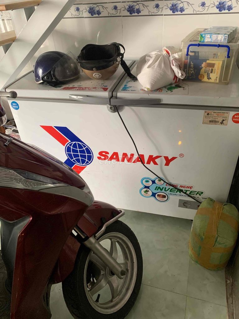 Tủ đông Sanaky Inverter 1 ngăn đông 1 ngăn mát. Mua bán Tủ lạnh tại Thị xã Tân Uyên Bình Dương được đăng bởi Cường Bắp hình 1