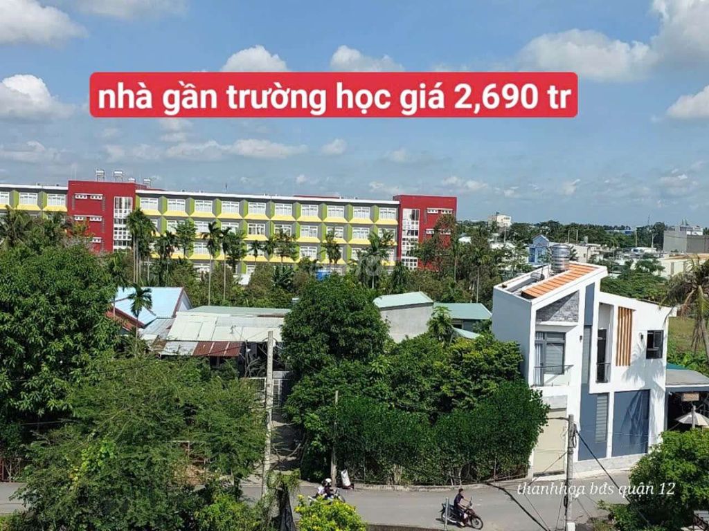 BÁN NHÀ GẦN TRƯỜNG HỌC CẤP 2 THẠNH XUÂN TX46