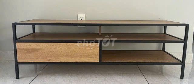 Kệ tivi JYSK Sắt gỗ sồi Bắc Âu. Mua bán Tủ, kệ gia đình tại Quận Gò Vấp Tp Hồ Chí Minh được đăng bởi Thu hình 1