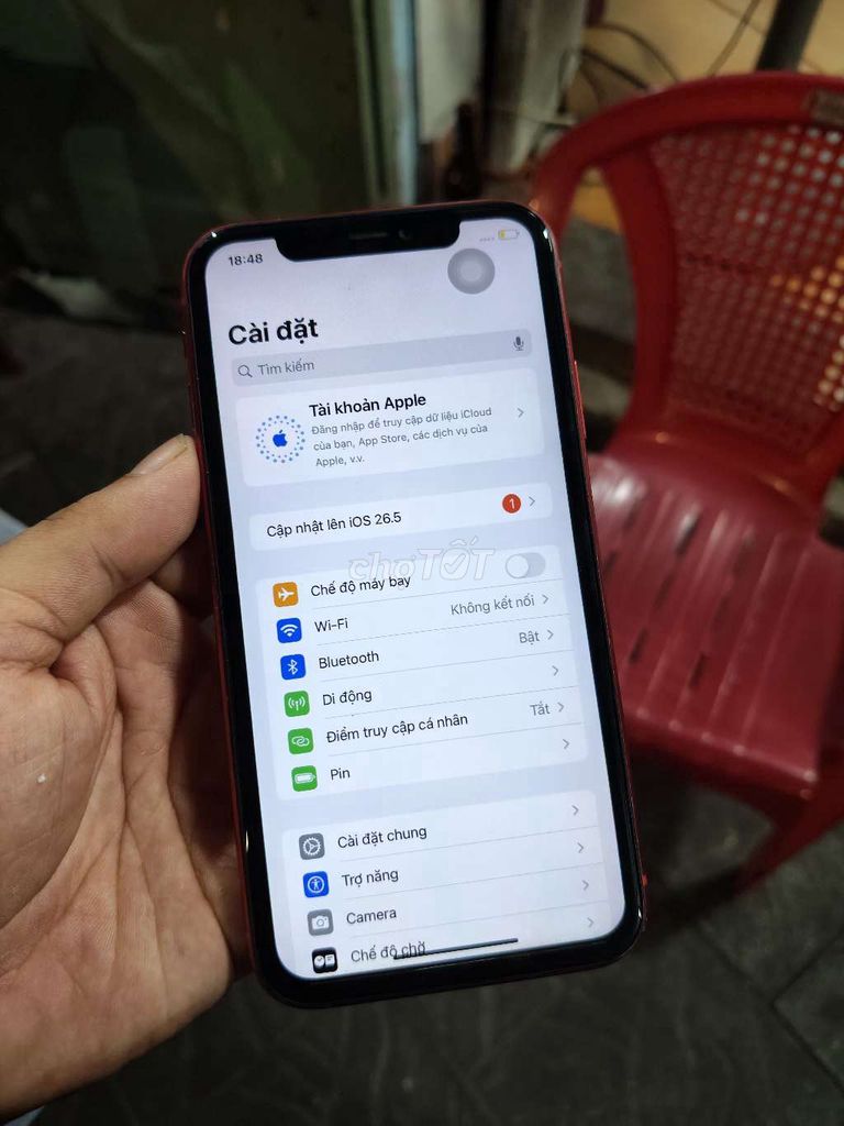 Apple iPhone 11 64GB Đỏ Đã ẩn iCloud. Mua bán Điện thoại tại Quận Liên Chiểu Đà Nẵng được đăng bởi Công Lực hình 1