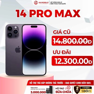 🍎PHONE 14 PRM💥XẢ MẠNH KHO THÁNG 9 💥GÓP 0%🍎. Mua bán Điện thoại tại Quận Thanh Khê Đà Nẵng được đăng bởi AH Mobile 239 Trần Cao Vân Đà Nẵng