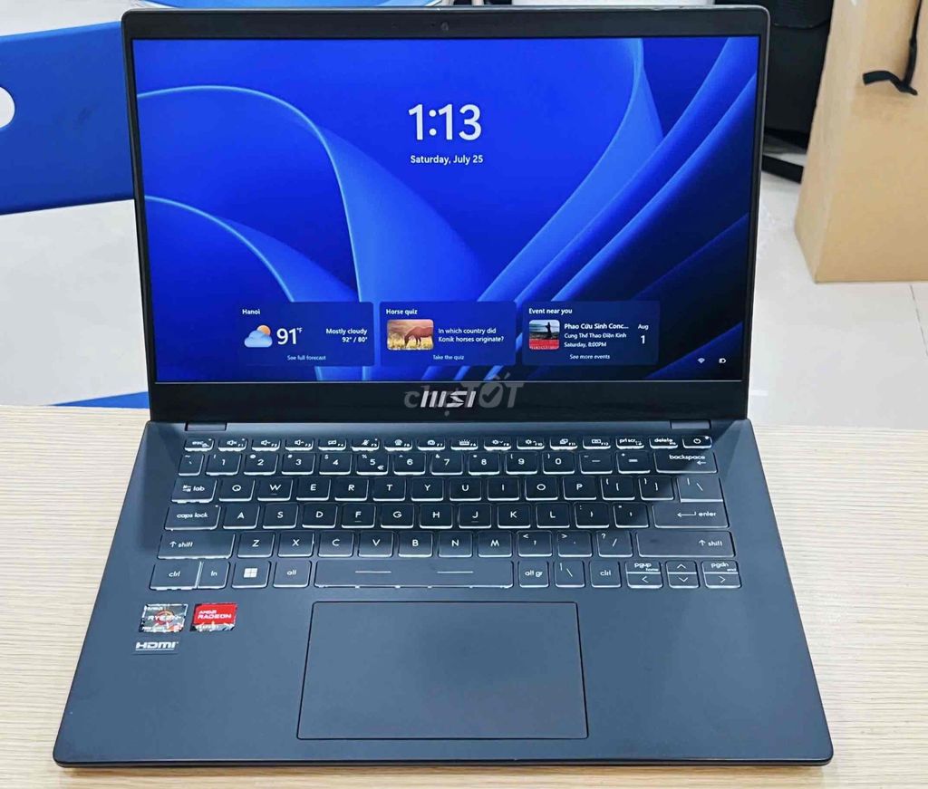 MSI Modern 14 Ryzen 5-7530U 14 inch 8GB/512GB SSD. Mua bán Laptop tại Quận Đống Đa Hà Nội được đăng bởi Thế Hoàng hình 1