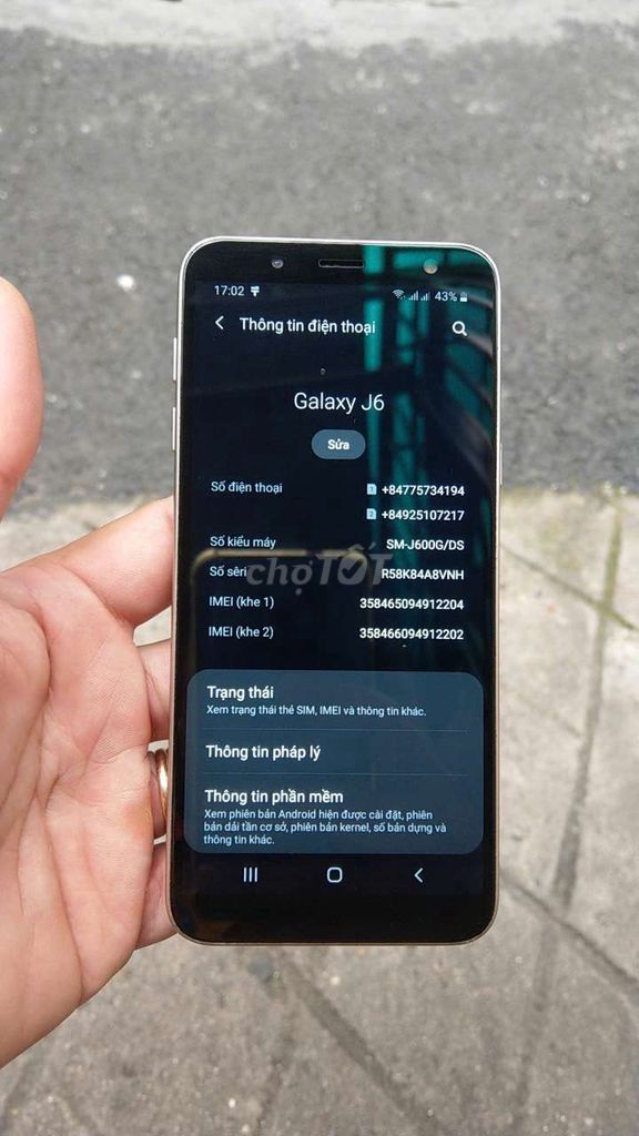 Samsung J6 2Sim Full Đẹp Zalo Yutube Mượt Pin Trâu. Mua bán Điện thoại tại Quận Gò Vấp Tp Hồ Chí Minh được đăng bởi Mobile GV TH hình 5