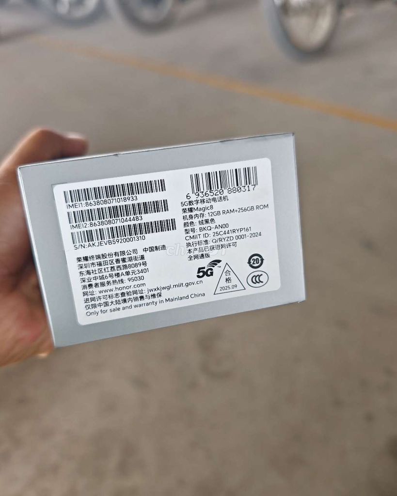 Honor Magic 812/256GB Fullbox. Mua bán Điện thoại tại Thị xã Kiến Tường Long An được đăng bởi Bảo Ngân hình 1