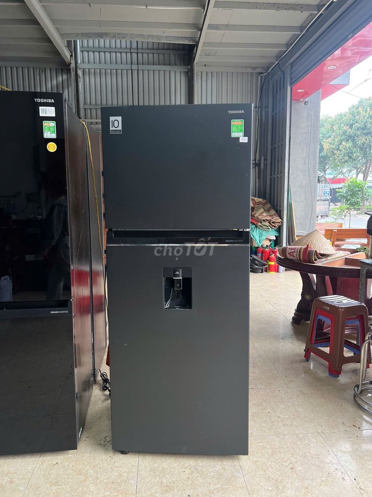 Tủ lạnh Toshiba Inverter 407 lít hàng trưng bày. Mua bán Tủ lạnh tại Huyện Thanh Oai Hà Nội được đăng bởi Đồ Cũ Trần Hùng hình 1