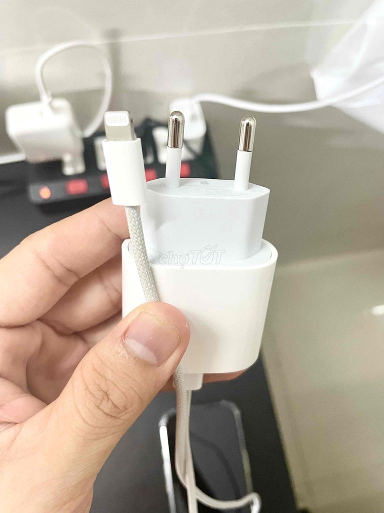 Combo Củ Cáp sạc Lightning Iphone Zin Apple 100%