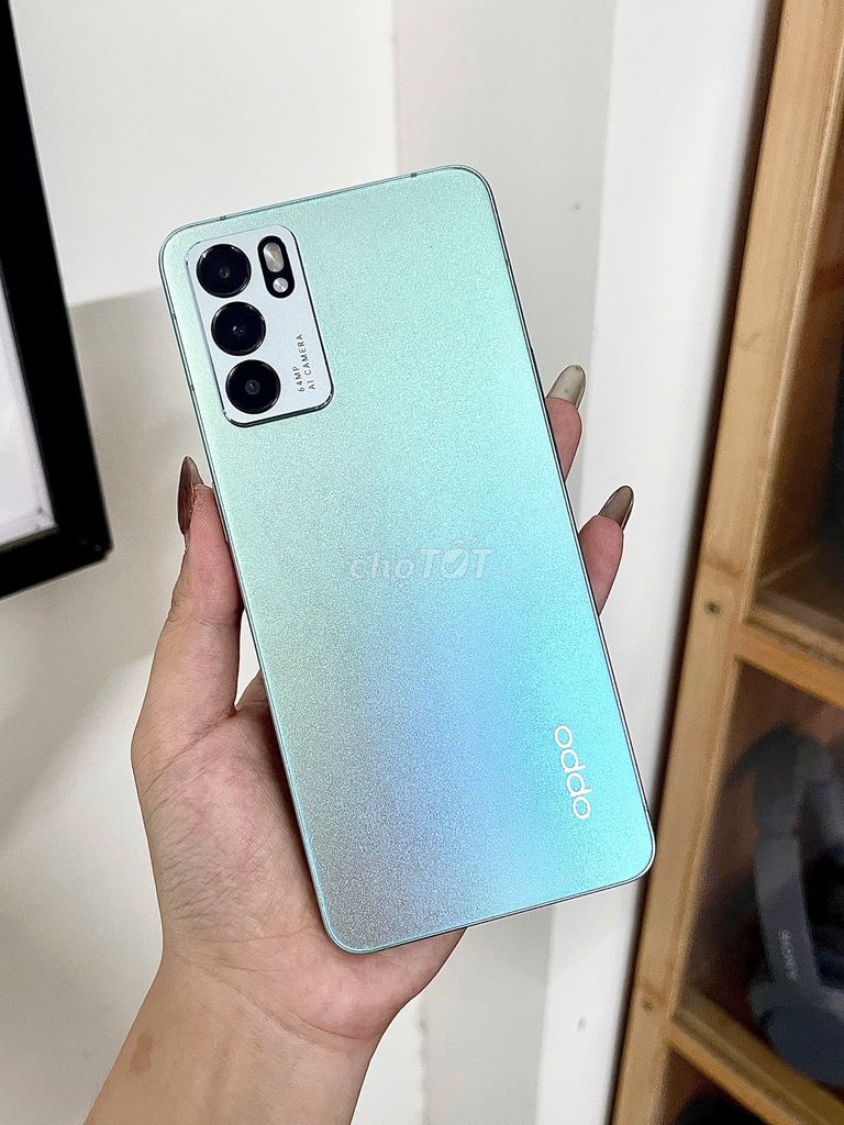 Oppo Reno 6 5G 128GB Xanh 2 Sim Vật Lý . Mua bán Điện thoại tại Quận Thanh Khê Đà Nẵng được đăng bởi TT PHONE hình 1