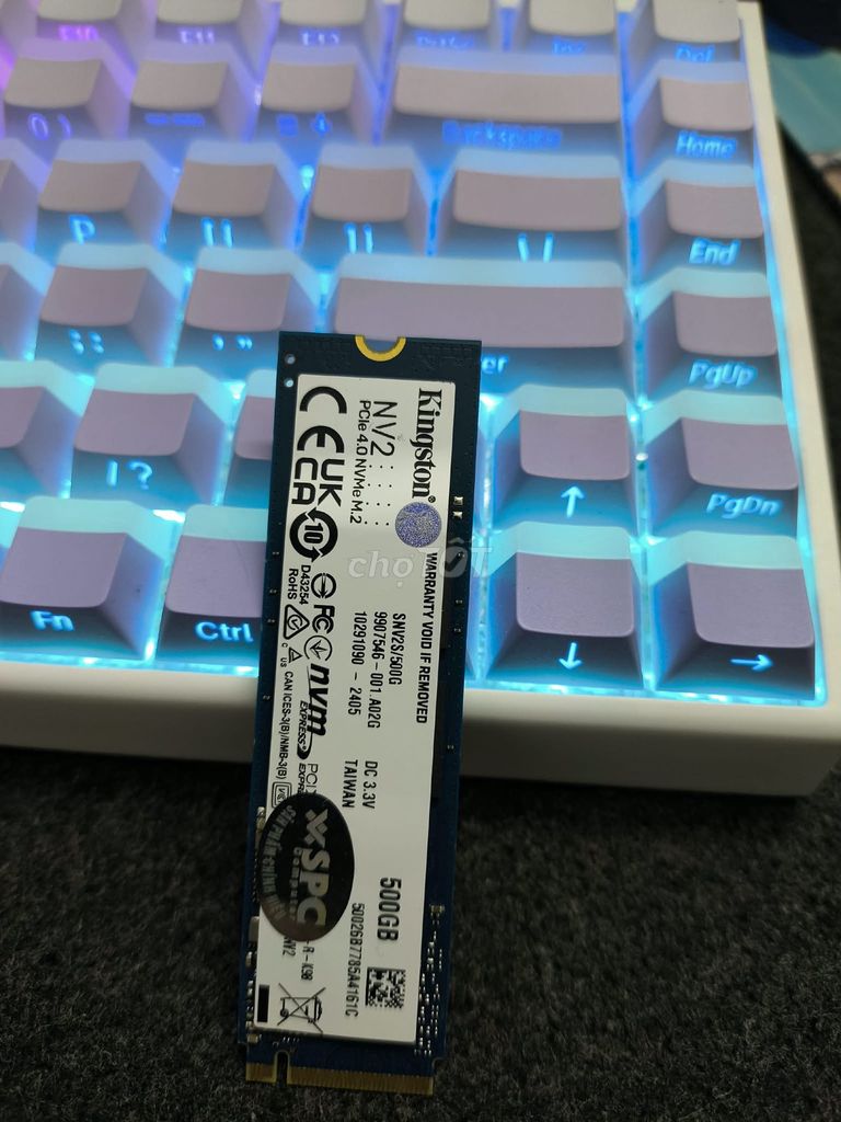 Ổ cứng SSD Kingston NV2 500GB. Mua bán Linh kiện (RAM, Card...) tại Quận Thanh Xuân Hà Nội được đăng bởi PC  hình 1