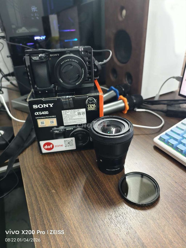 Máy ảnh Sony A6400 Đen lướt. Mua bán Máy ảnh, Máy quay tại Huyện Tân Yên Bắc Giang được đăng bởi Hoàng Văn Minh hình 1