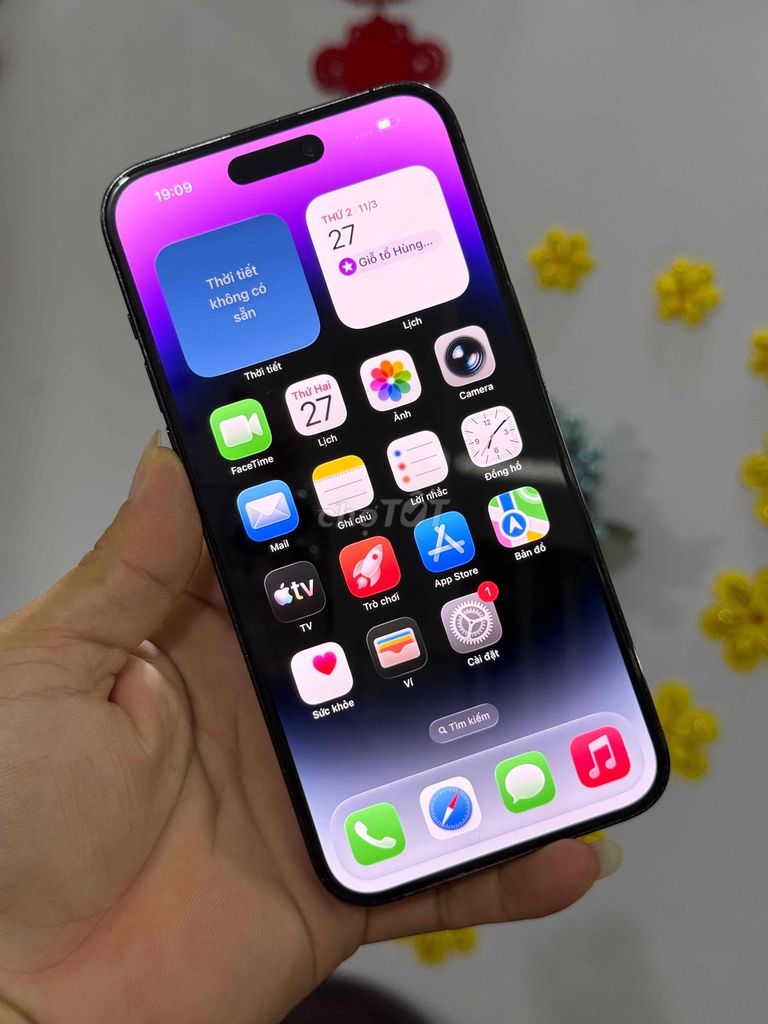 Apple iPhone 14 Pro Max/128gb - Quốc tế 2 sim vly.. Mua bán Điện thoại tại Huyện Châu Phú An Giang được đăng bởi Xuân Văn hình 1