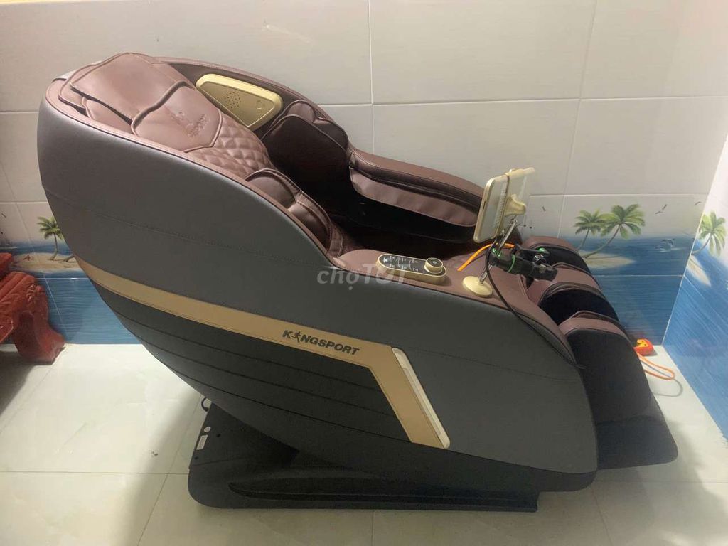 Ghế massage Kingsport G80 Da microfiber Nâu. Mua bán Bàn ghế tại Thành phố Pleiku Gia Lai được đăng bởi HOÀNG  hình 1