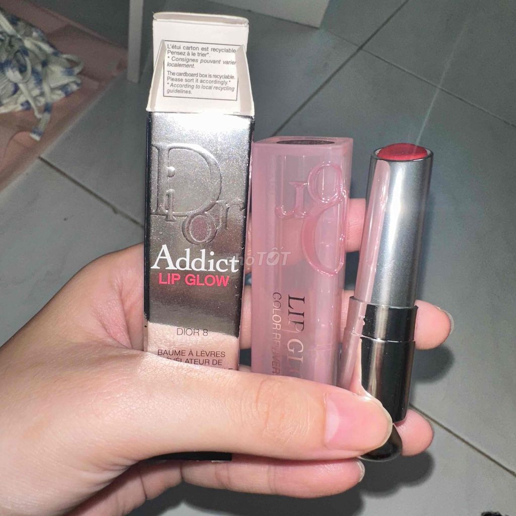 Son dưỡng DI OR Addict Lip Glow Đỏ gạch Nữ. Mua bán Phụ kiện thời trang khác tại Quận 7 Tp Hồ Chí Minh được đăng bởi Hà Thu hình 1