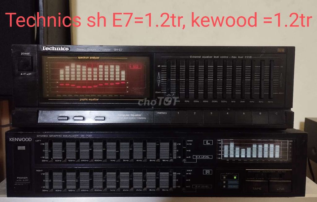 Lọc Technics SH E7, rộng 31.5cm, Kenwood GE 700,