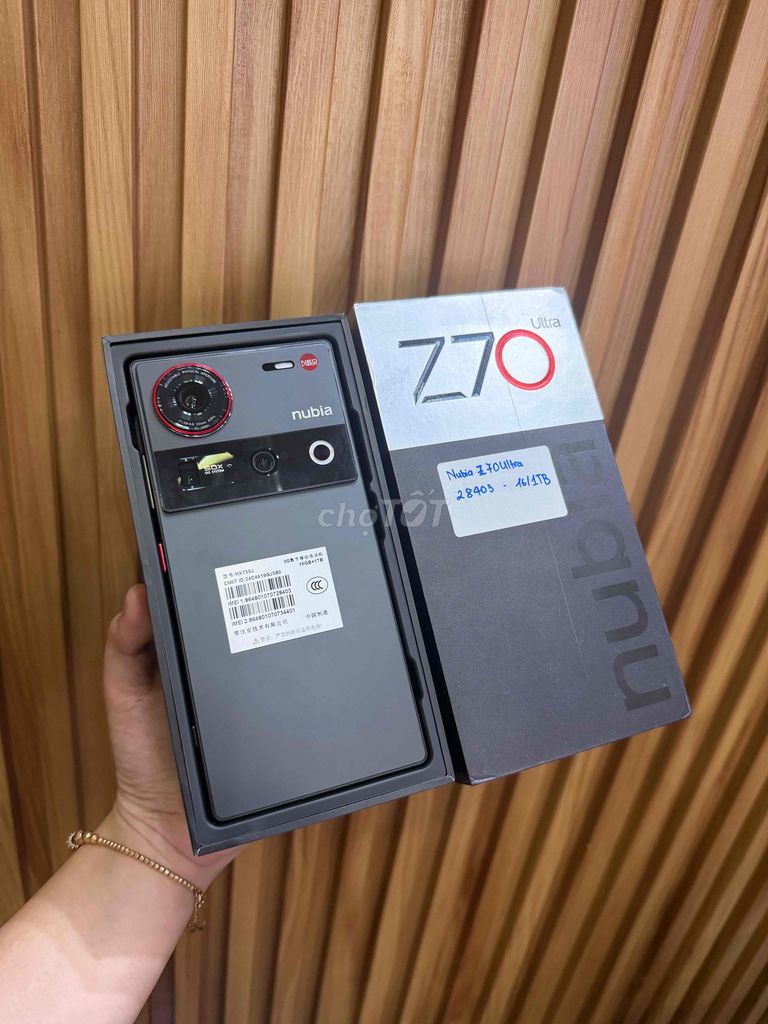 Nubia Z70 Ultra 16GB 1TB fullbox+ sạc rom quốc tế. Mua bán Điện thoại tại Quận 10 Tp Hồ Chí Minh được đăng bởi Đăng Sơn Store hình 1