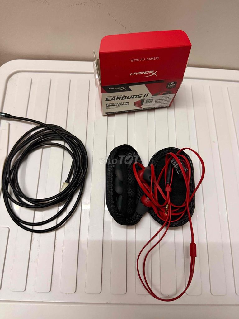 Tai nghe nhét tai HyperX Cloud Earbuds II. Mua bán Tivi, Âm thanh tại Quận Tân Bình Tp Hồ Chí Minh được đăng bởi Duy Nguyễn hình 1