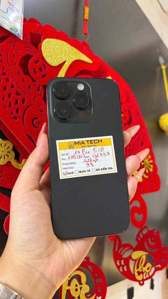 Apple iPhone 14 Pro Lock 128GB Đen 98%. Mua bán Điện thoại tại Quận Ba Đình Hà Nội được đăng bởi Huy Trần hình 1