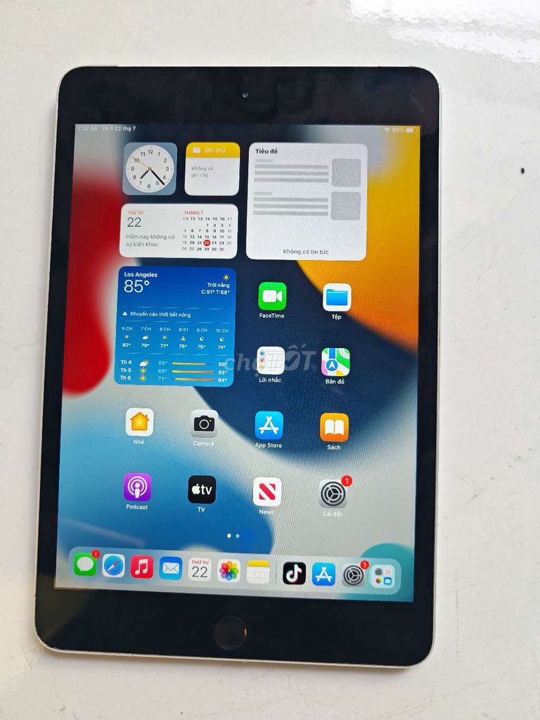 Apple iPad mini 4 zin. Mua bán Máy tính bảng tại Quận Bình Tân Tp Hồ Chí Minh được đăng bởi Đỗ Hưng hình 1