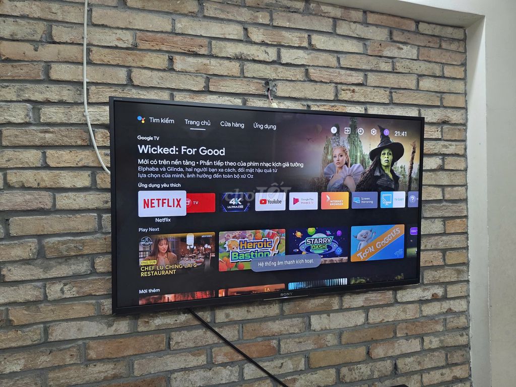 Tivi Sony Smart TV Đen. Mua bán Tivi, Âm thanh tại Quận 1 Tp Hồ Chí Minh được đăng bởi Nguyen Thanh Duy hình 1