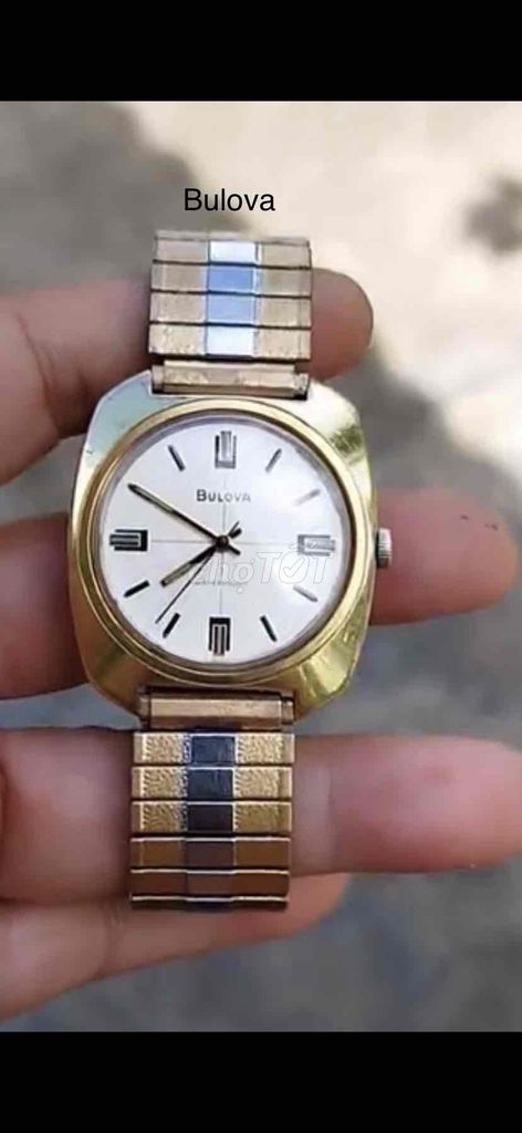 Đồng hồ Bulova nam mạ vàng 37mm. Mua bán Đồng hồ tại Thành phố Thái Bình Thái Bình được đăng bởi Phạm Anh Bằng hình 1