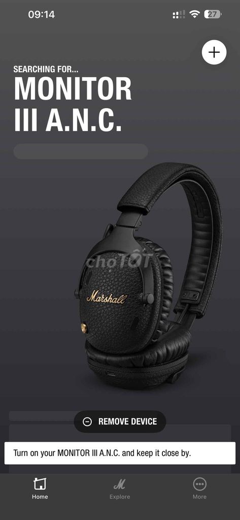 Tai nghe Marshall Monitor III A.N.C. Đen. Mua bán Tivi, Âm thanh tại Quận 3 Tp Hồ Chí Minh được đăng bởi Huy Nguyen hình 1