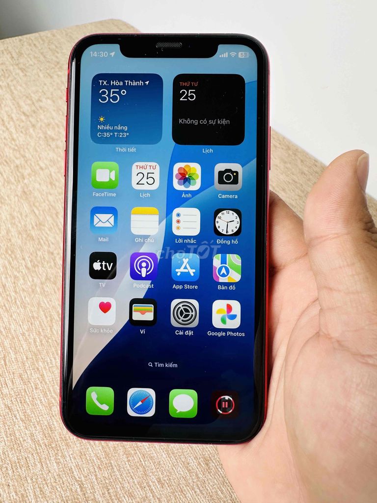 Apple iPhone 11 64GB Đỏ. Mua bán Điện thoại tại Thành phố Tây Ninh Tây Ninh được đăng bởi Trần Đăng hình 1
