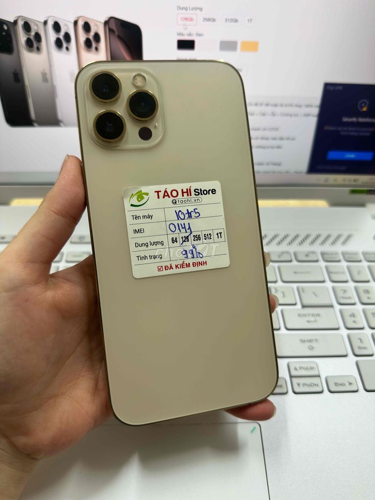 iPhone 12 Pro Max 128GB Vàng. Mua bán Điện thoại tại Quận 11 Tp Hồ Chí Minh được đăng bởi THI CÔNG TUẤN ANH hình 1