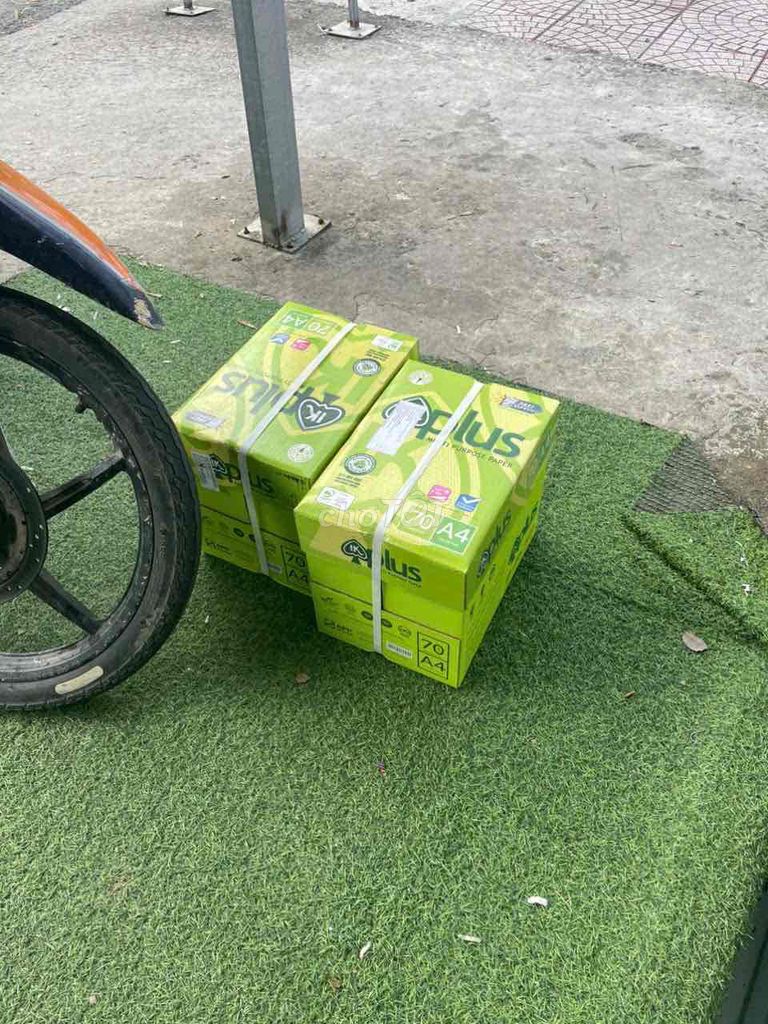 Giấy in IK Plus A4 70gsm Trắng. Mua bán Đồ dùng văn phòng tại Huyện Long Hồ Vĩnh Long được đăng bởi Huy Học hình 1