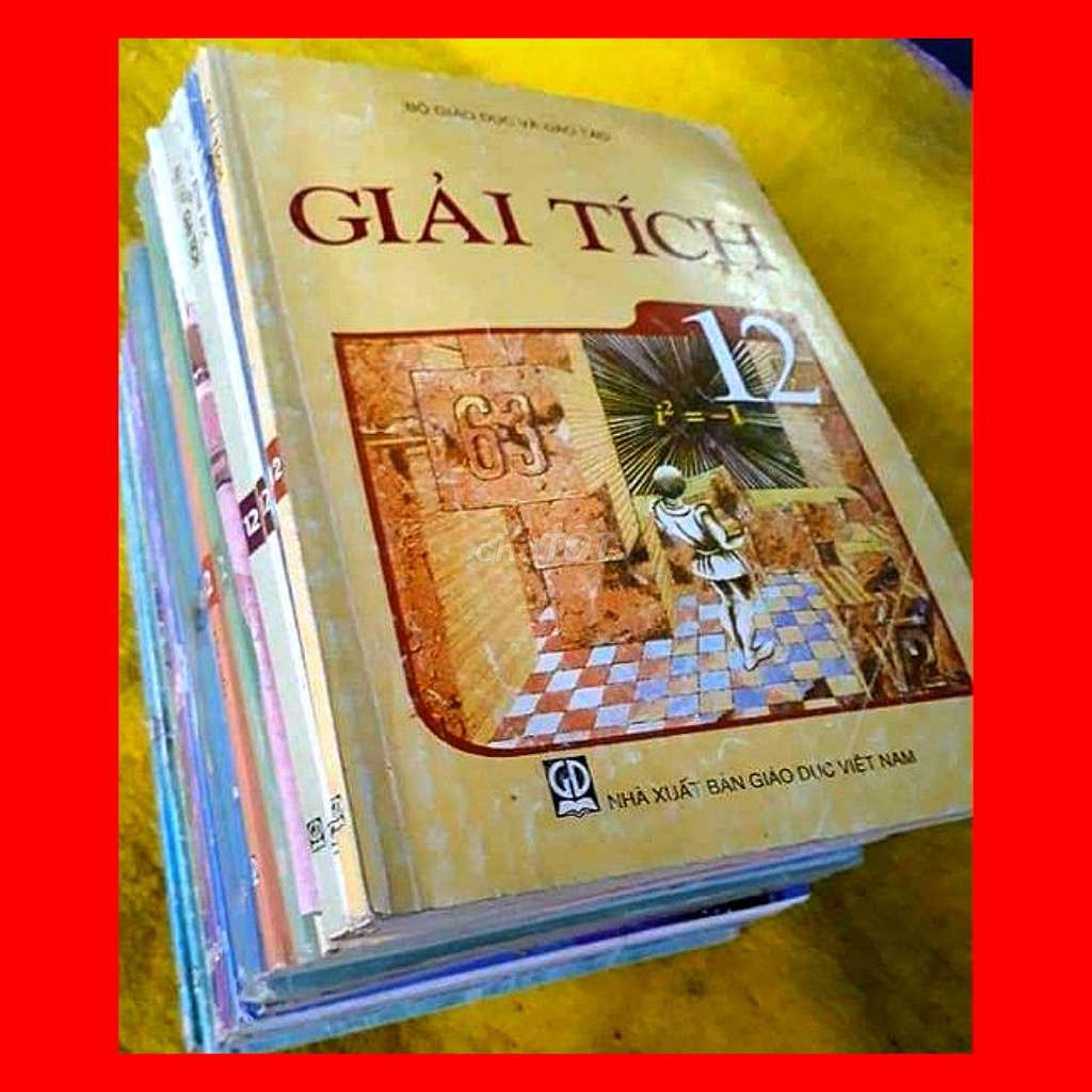 Sách giáo khoa cũ 6,7,8,9,10,11,12 có lẻ+ bộ