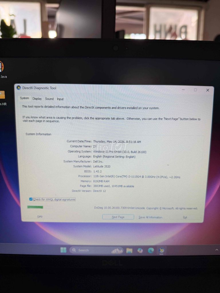 Dell Inspiron 3520 i3-1115 8GB Đen. Mua bán Laptop tại Thành phố Thủ Đức Tp Hồ Chí Minh được đăng bởi GÀ MẬP hình 1