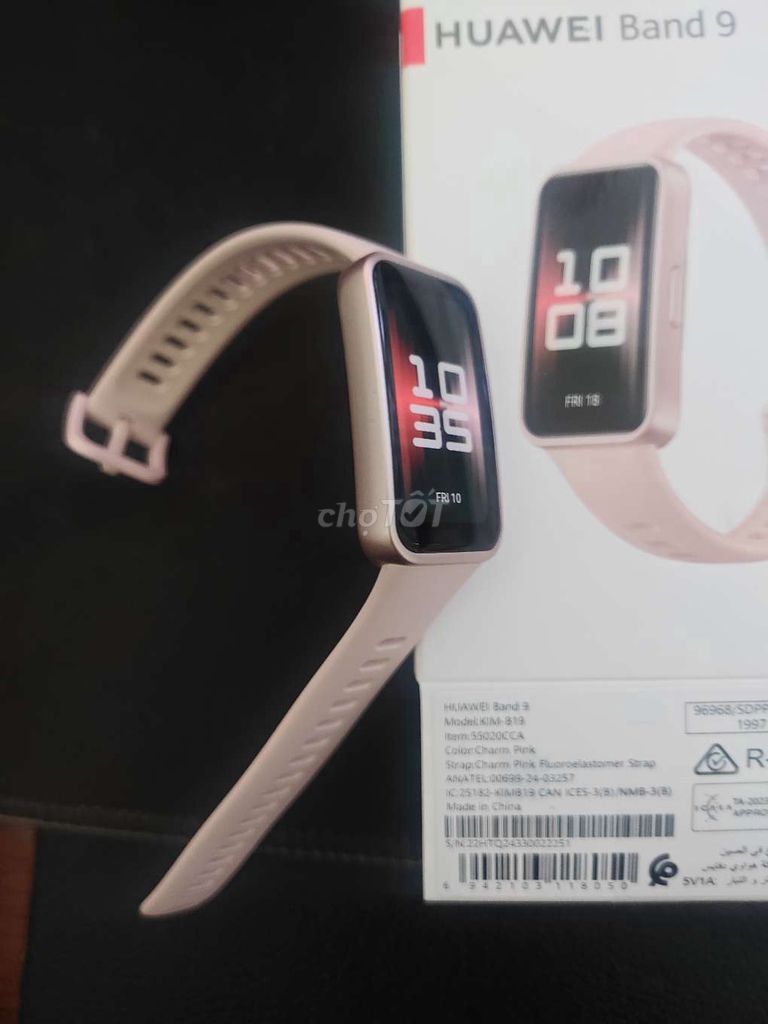Huawei band 9 màu hồng 99.99% 700k