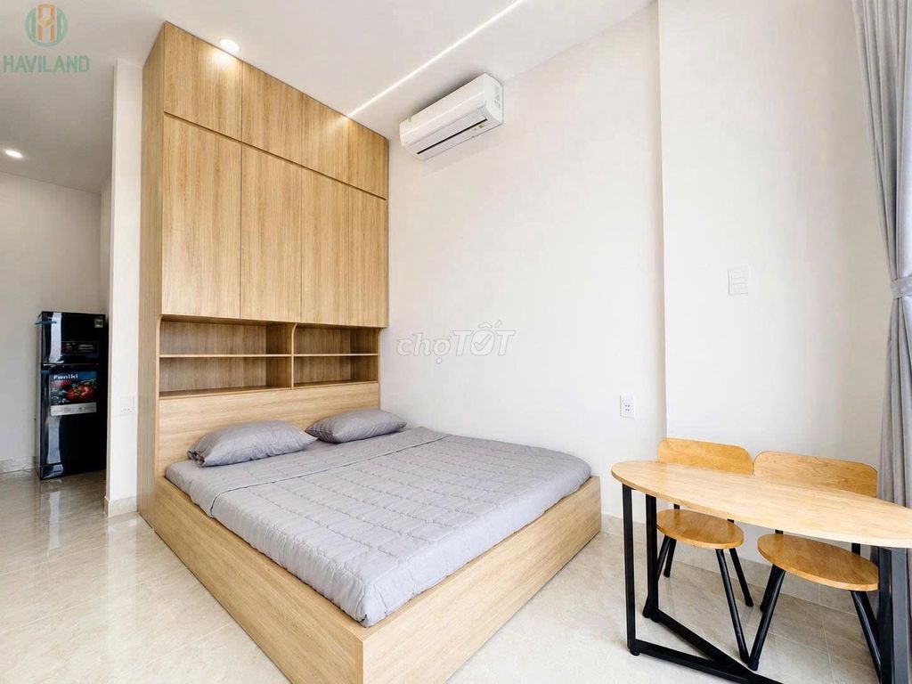 Quiet furnished studio with balcony on Bờ Quan 17 — photo 2