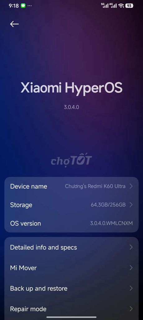 Xiaomi Redmi K60 Ultra 16GB/256GB. Mua bán Điện thoại tại Thành phố Thái Bình Thái Bình được đăng bởi Nguyễn Đăng Chương hình 1