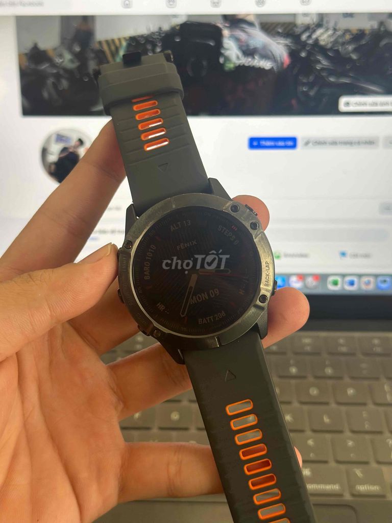 Garmin Fenix 6X Sapphire Đen Cam. Mua bán Thiết bị đeo thông minh tại Quận 3 Tp Hồ Chí Minh được đăng bởi Mạnh Phi hình 1