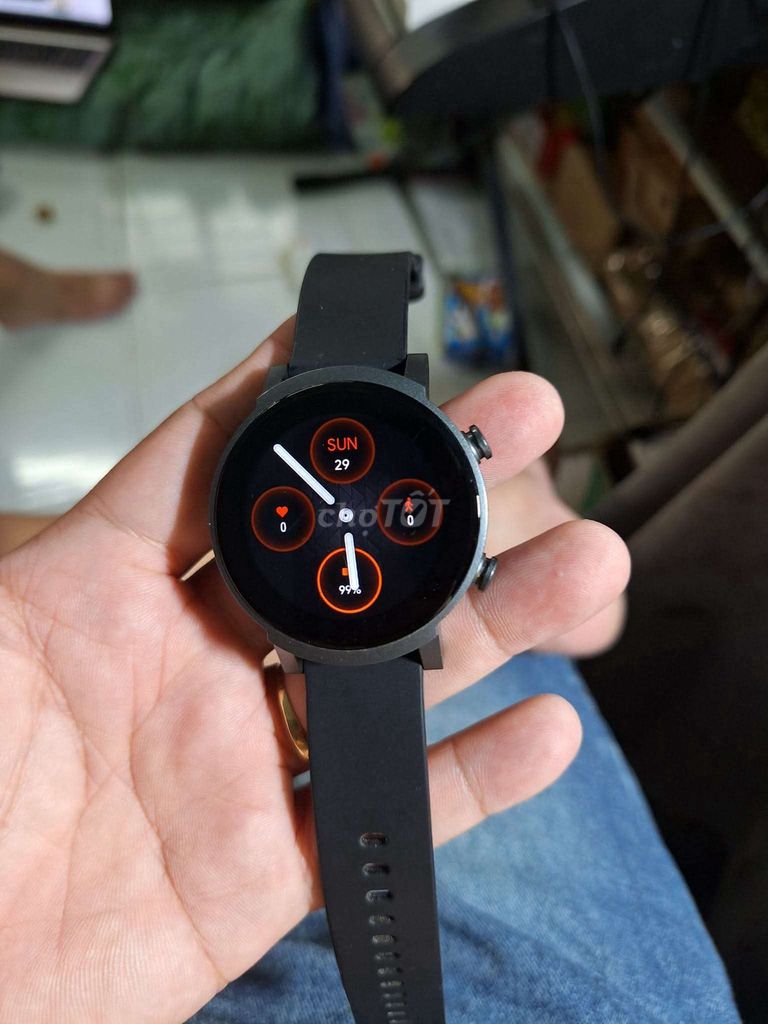 Ticwatch E3 Đen Đã qua sử dụng. Mua bán Thiết bị đeo thông minh tại Quận Phú Nhuận Tp Hồ Chí Minh được đăng bởi Minh Trần hình 1