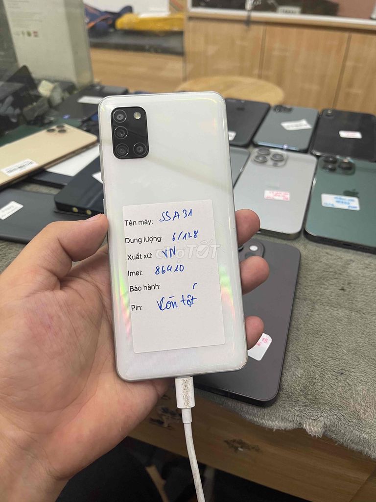 Samsung A31 6GB/128GB Trắng. Mua bán Điện thoại tại Quận Đống Đa Hà Nội được đăng bởi HaNoiMobile HT  hình 1