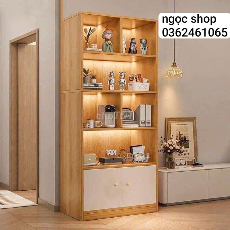 kệ sách, kệ spa, kệ trưng bày 140cm. Mua bán Tủ, kệ gia đình tại Quận Cẩm Lệ Đà Nẵng được đăng bởi Ngọcn shop hình 1