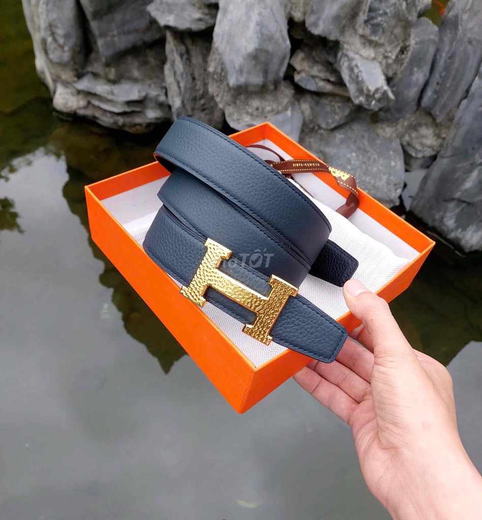 Thắt lưng nam Hermes Navy✅. Mua bán Phụ kiện thời trang khác tại Quận Cầu Giấy Hà Nội được đăng bởi Tuấn Anh Phùng hình 1