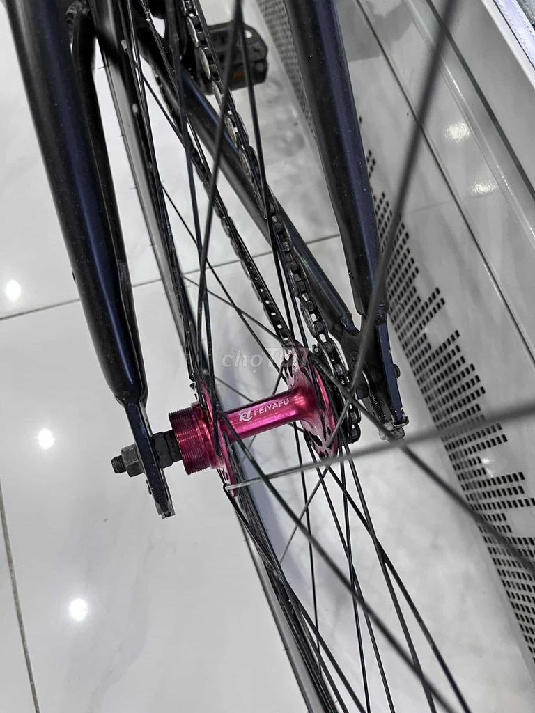 Xe đạp Fixed gear Fowler Không mối hàn khung nhôm. Mua bán Xe đạp tại Thành phố Biên Hòa Đồng Nai được đăng bởi Dũng Chi hình 5