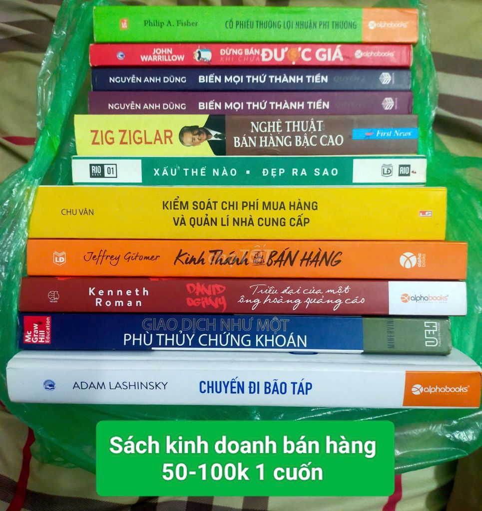 Pass ít sách self-help, kinh doanh bán hàng