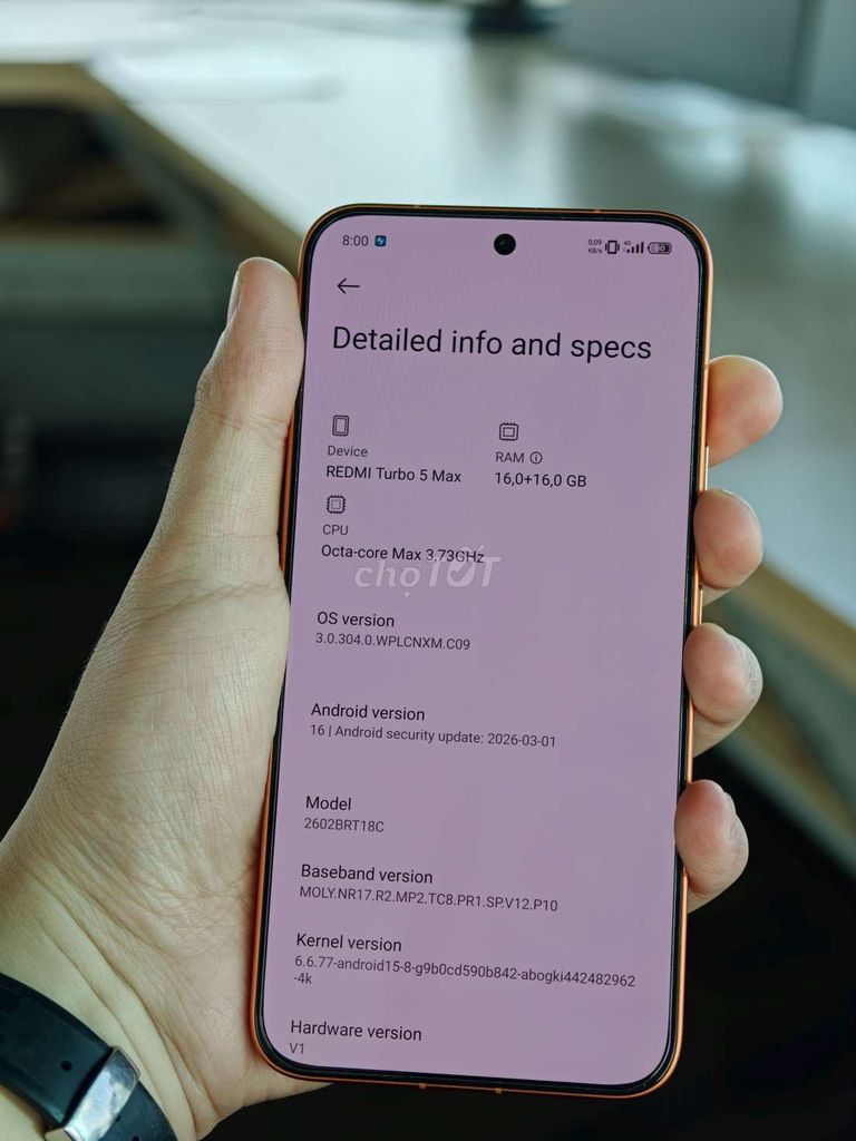 Xiaomi Redmi Turbo 5 Max 16GB/256GB Cam. Mua bán Điện thoại tại Quận Bình Tân Tp Hồ Chí Minh được đăng bởi Anh Tuấn hình 1