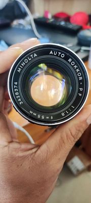 Bán lens mf Minolta 55f1.8 ngàm md