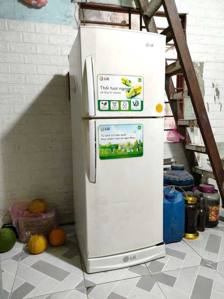 Bếp, t.lý tủ lạnh LG 195 lít máy móc zin mát nhanh