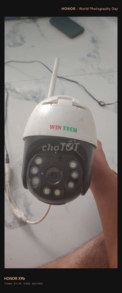 Camera an ninh WIN TECH Wifi Trắng đen. Mua bán Máy ảnh, Máy quay tại Huyện Thủ Thừa Long An được đăng bởi hiếu hình 1