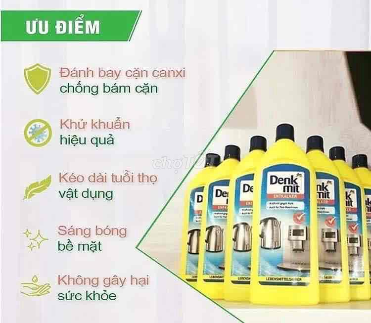 Dung dịch tẩy cặn ấm